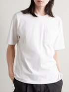 Corridor - Garment-Dyed Cotton-Jersey T-Shirt - White
