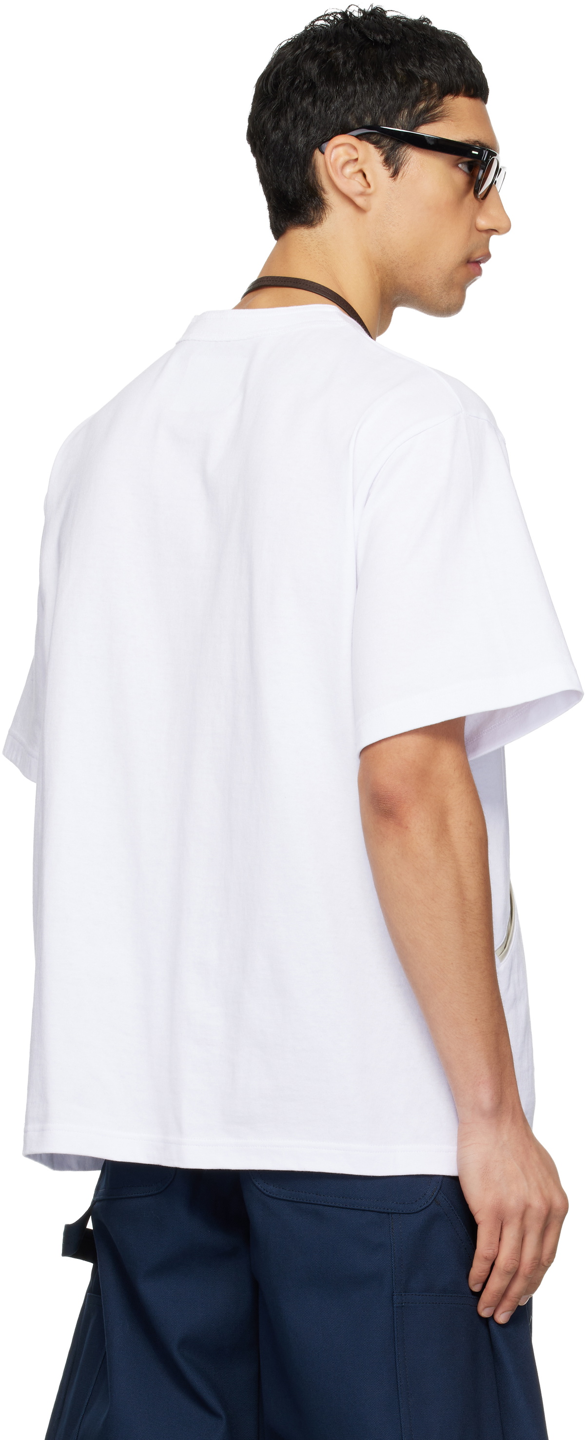 sacai White Carhartt WIP Edition Cotton Jersey T-shirt