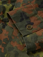 Double Eleven - Camouflage-Print Cotton-Canvas Field Jacket - Green