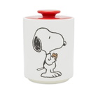 Peanuts Snoopy Cookie Jar in White/Red 