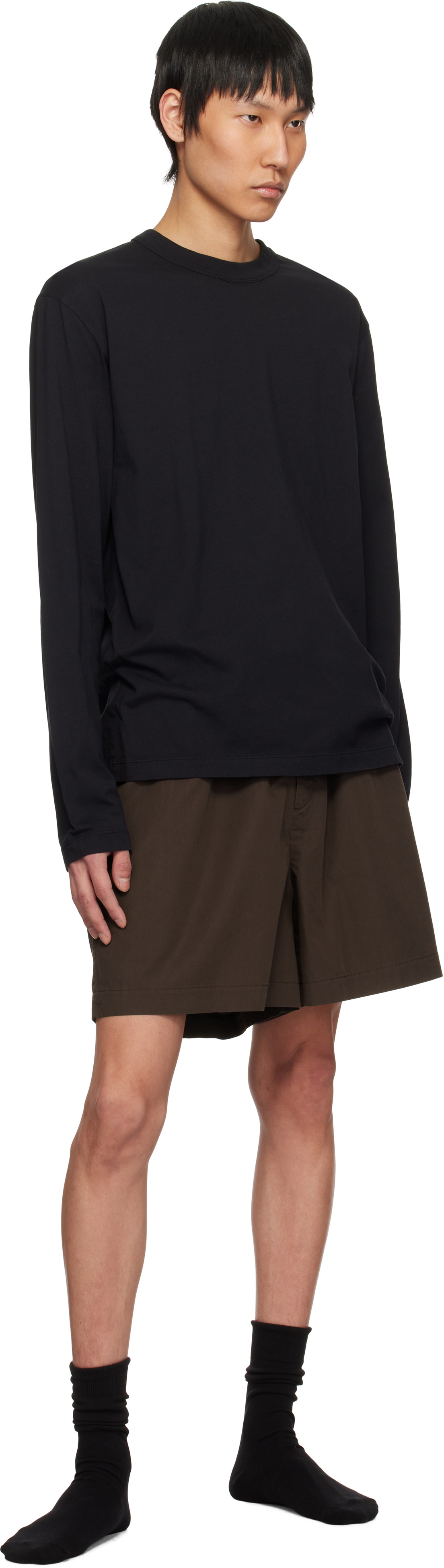 Tekla Black Long-Sleeved T-shirt