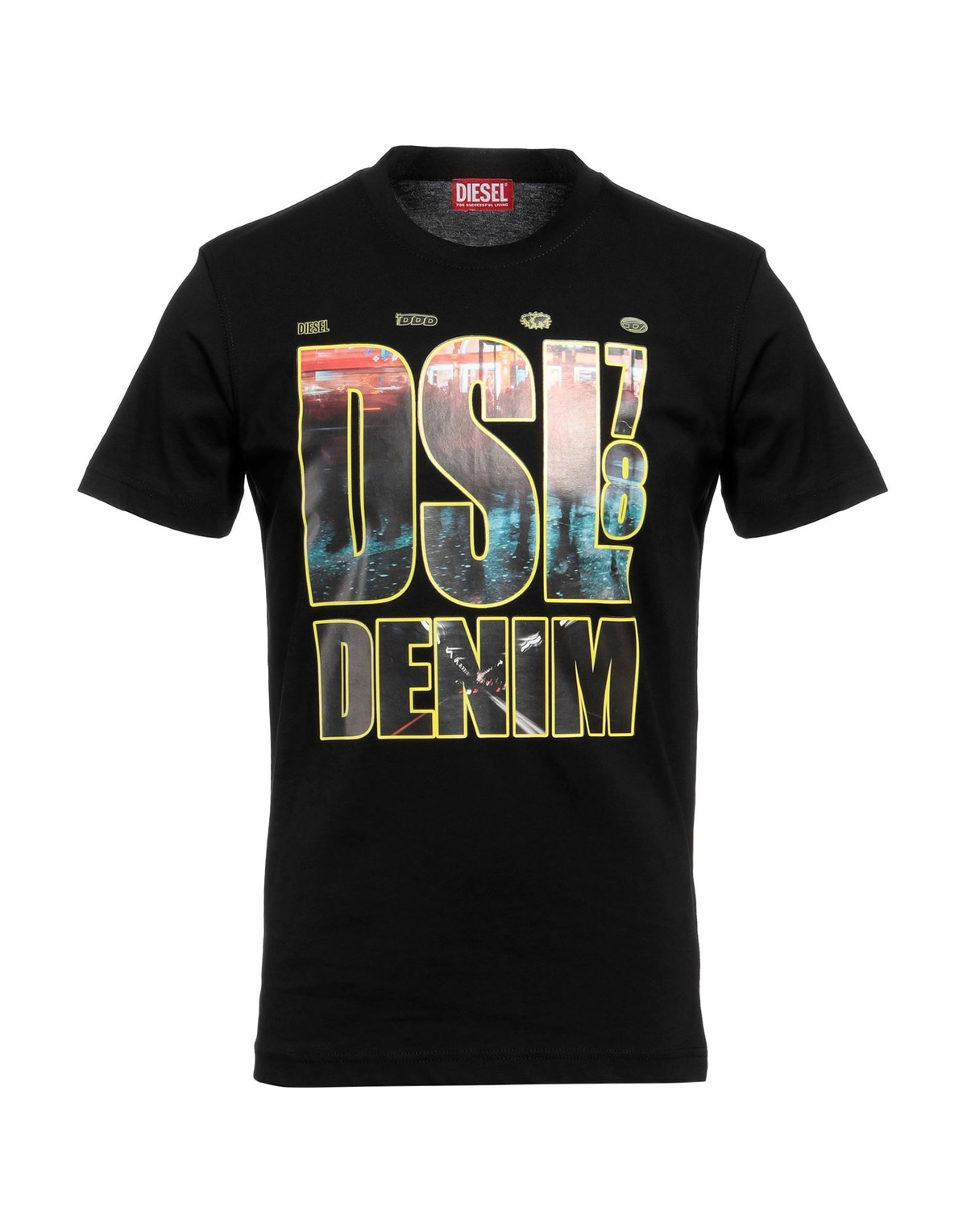 Diesel Mens T-shirt in Black