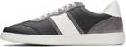Ferragamo Gray Signature Low-Top Sneakers