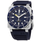 Bell and Ross BR03-92 Diver Automatic Blue Dial Mens Watch BR0392-D-BU-ST/S