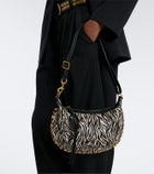 Isabel Marant Oskan Moon printed calf hair shoulder bag