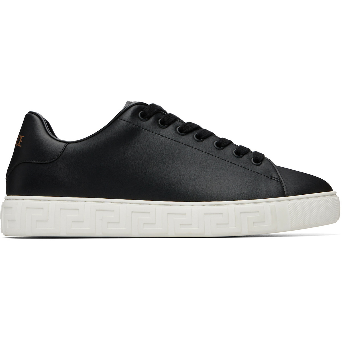 Versace Black Greca Nylon Sneakers