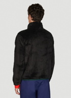 Fleece Zip Jacket in Black