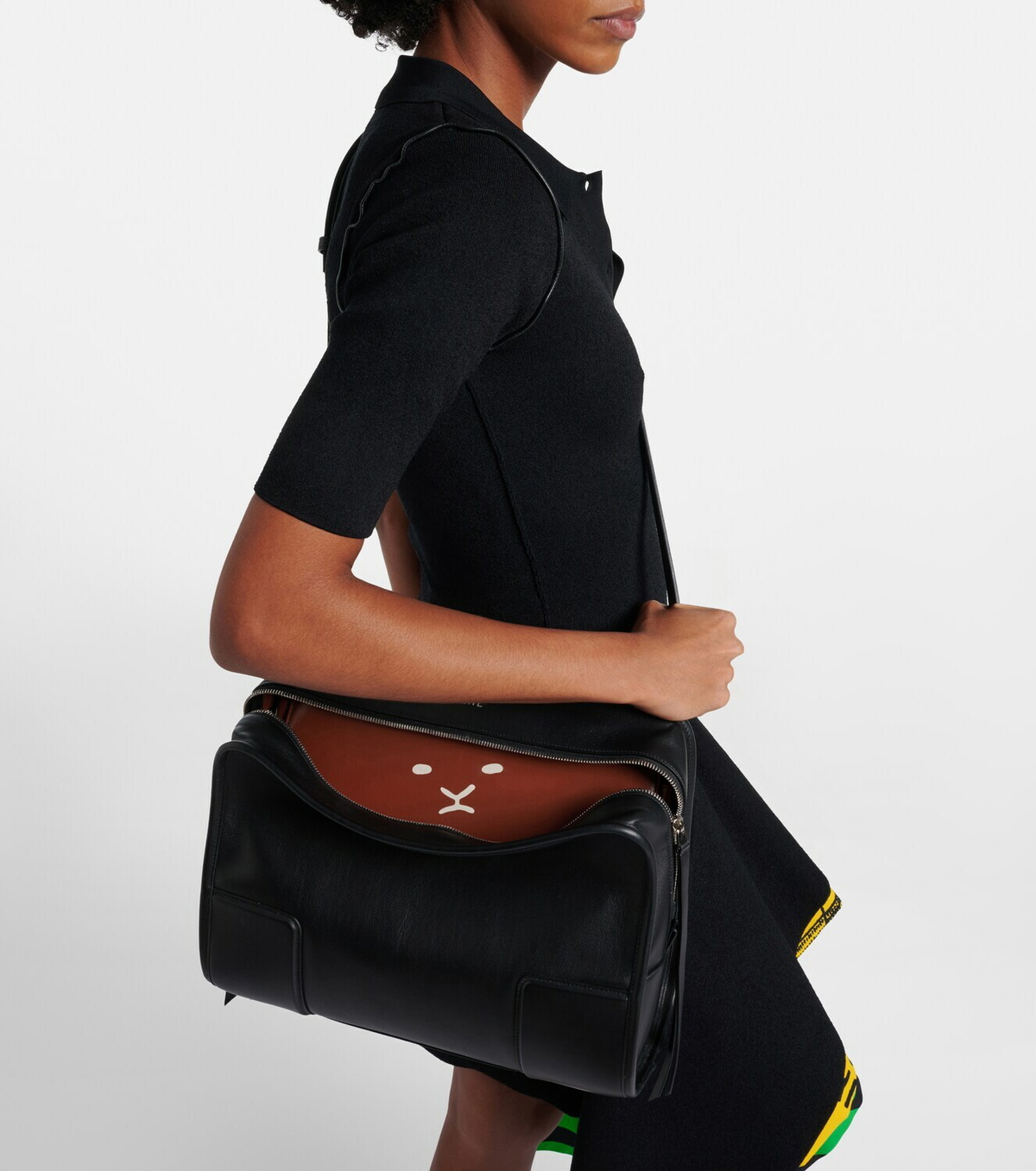 Loewe Amazona 180 Lion Intarsio Large tote bag