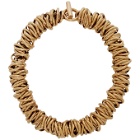 Balenciaga Gold Multiring Necklace