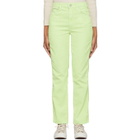 Amo Green Corduroy Bella Trousers