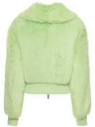 BLUMARINE - Shearling Bomber Jacket