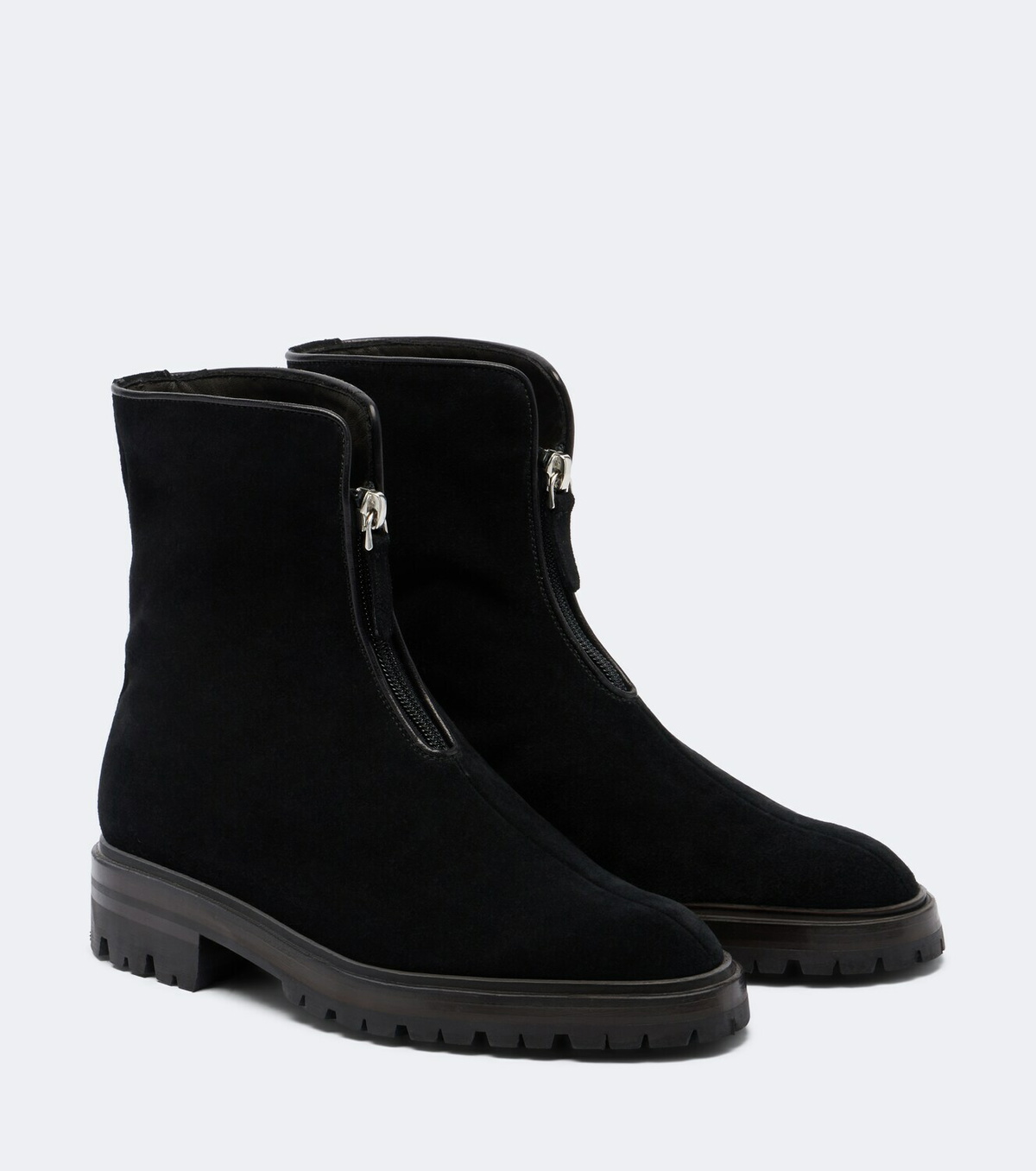 The Row Hike suede ankle boots