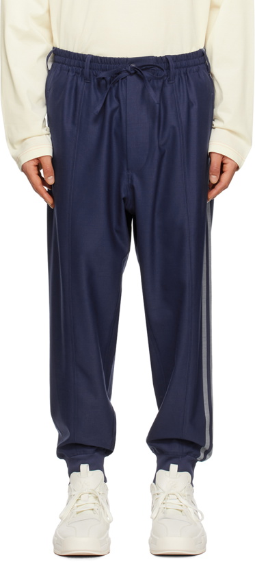 Photo: Y-3 Blue Cuffed Lounge Pants