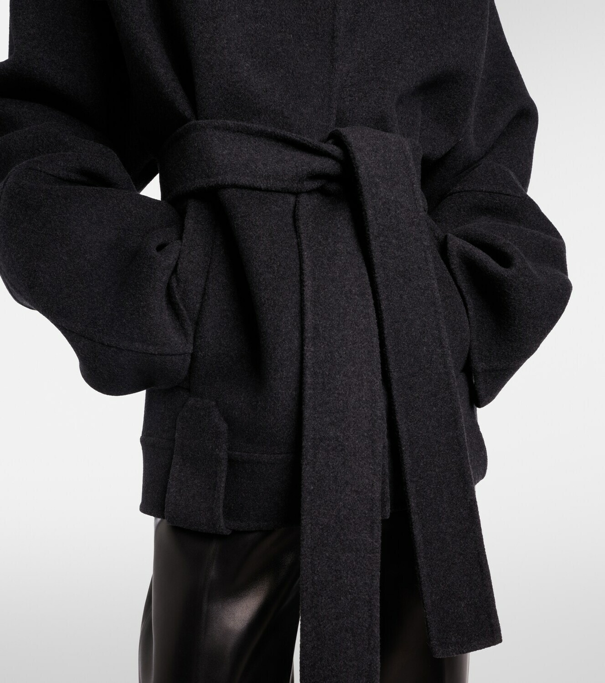 Khaite Alder belted wool jacket