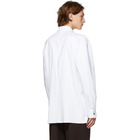 Bottega Veneta White Gabardine Studded Shirt