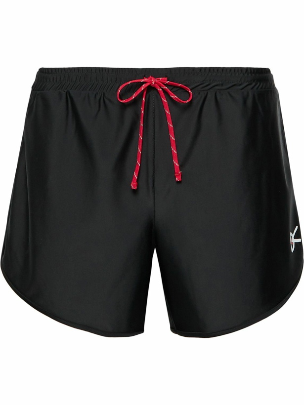 Photo: DISTRICT VISION - Spino Slim-Fit Stretch-Shell Shorts - Black