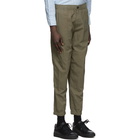 rag and bone Green Linen Zac Field Trousers