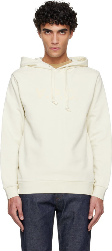 Photo: A.P.C. Off-White Standard Grand 'VPC' Hoodie
