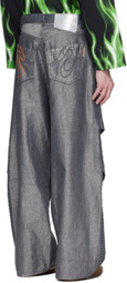 PDF Gray 'Fat Angelo' Jeans