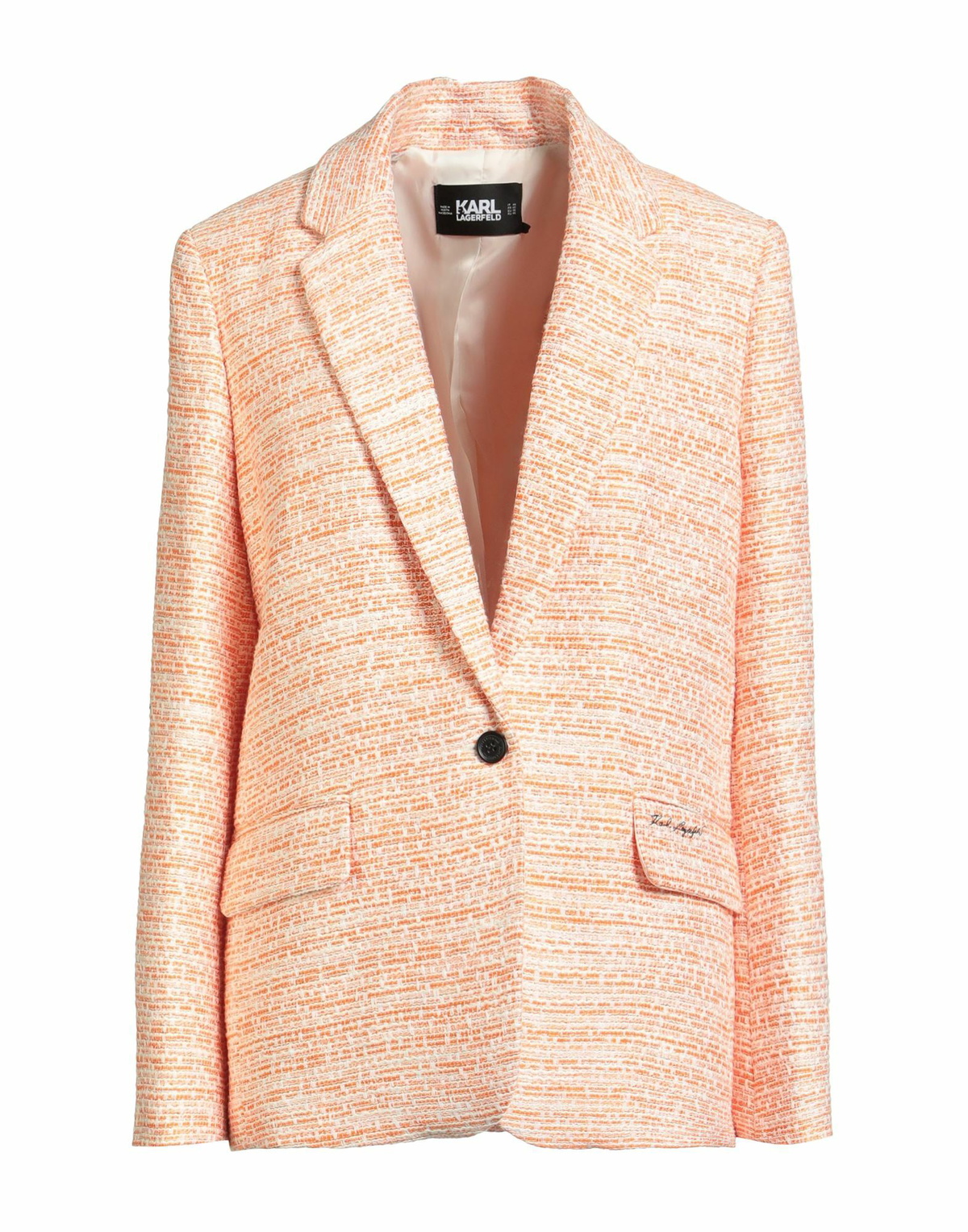 Karl Lagerfeld Womens Blazer in Orange