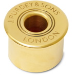 Purdey - Logo-Engraved Brass Paper Weight - Metallic