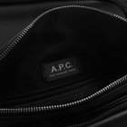 A.P.C. Men's Logo Waist Bag in Black