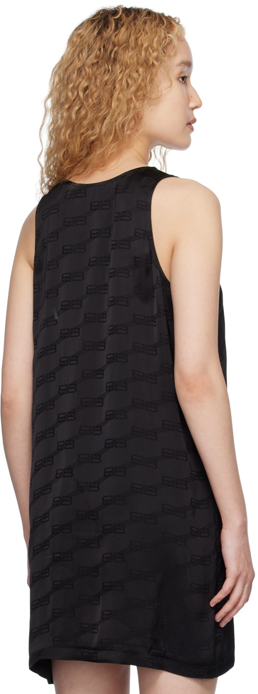 Balenciaga Black BB Monogram Fluid Tank Top