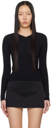 KHAITE Black 'The Iskra' Long Sleeve T-Shirt