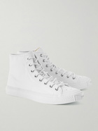 Acne Studios - Rubber-Trimmed Canvas High-Top Sneakers - White