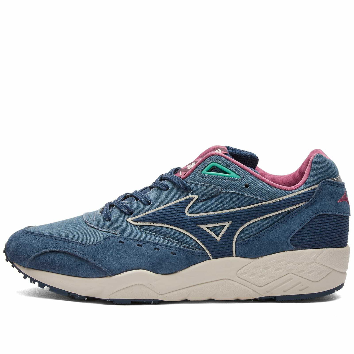 Mizuno Men's Contender 'Nikkapokka' Sneakers in Vintage Indigo