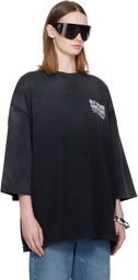 WILLY CHAVARRIA Black 'Fashion Services' Buffalo T-shirt