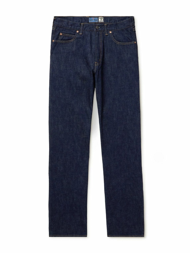 Photo: Blue Blue Japan - Straight-Leg Selvedge Jeans - Blue