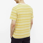 Folk Men's Hazy Stripe T-Shirt in Gold