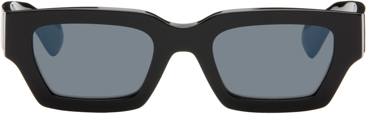 Photo: Jil Sander Black Oliver Peoples Cat Eye 'Edition 3' Sunglasses