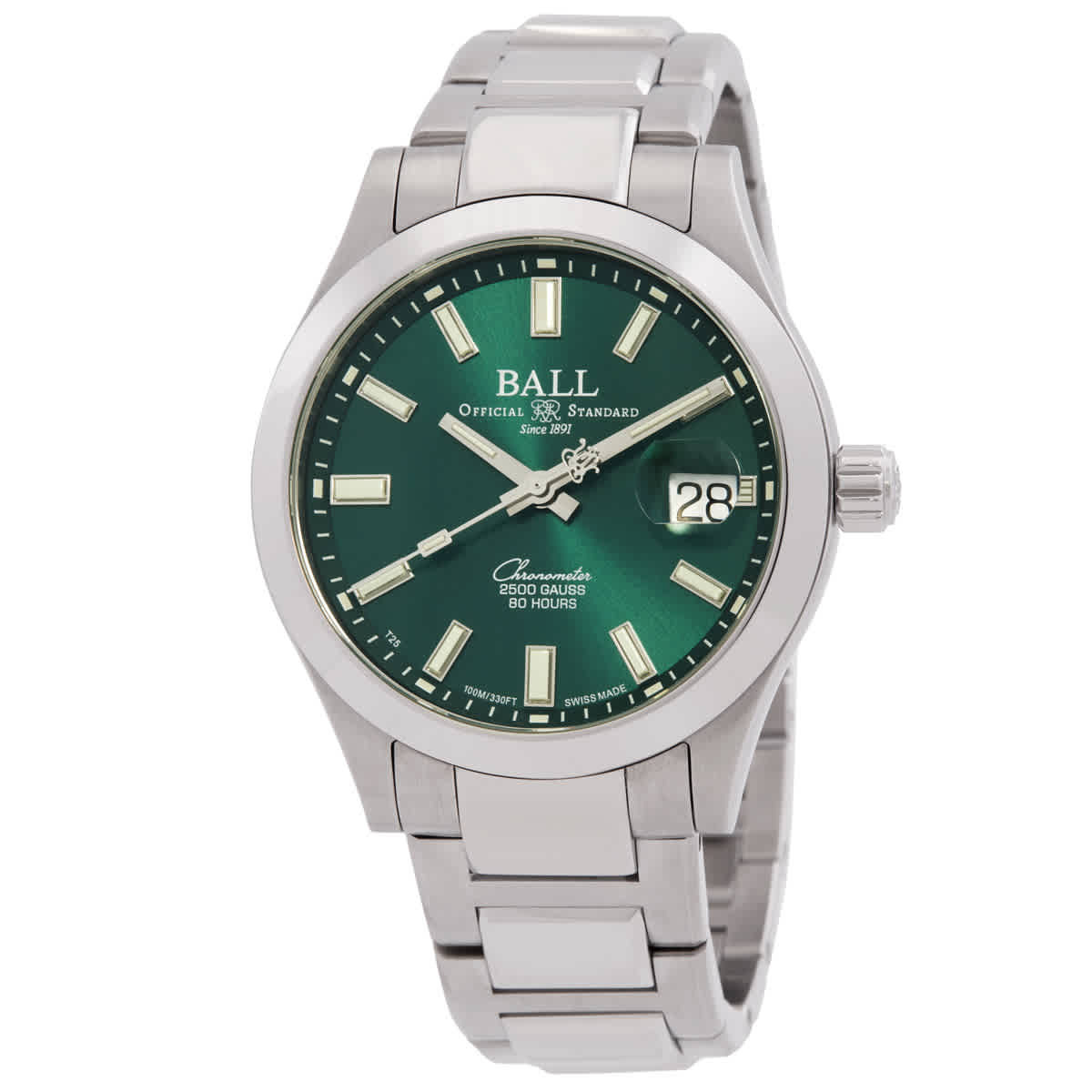 Ball Engineer M Endurance Automatic Green Dial Mens Watch NM9032C-S3CJ-GR