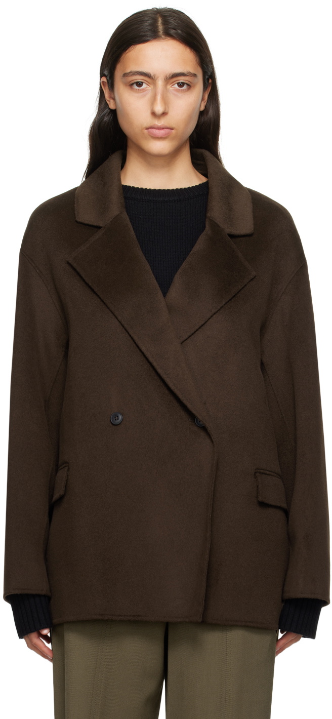 Loulou Studio Brown Lina Jacket
