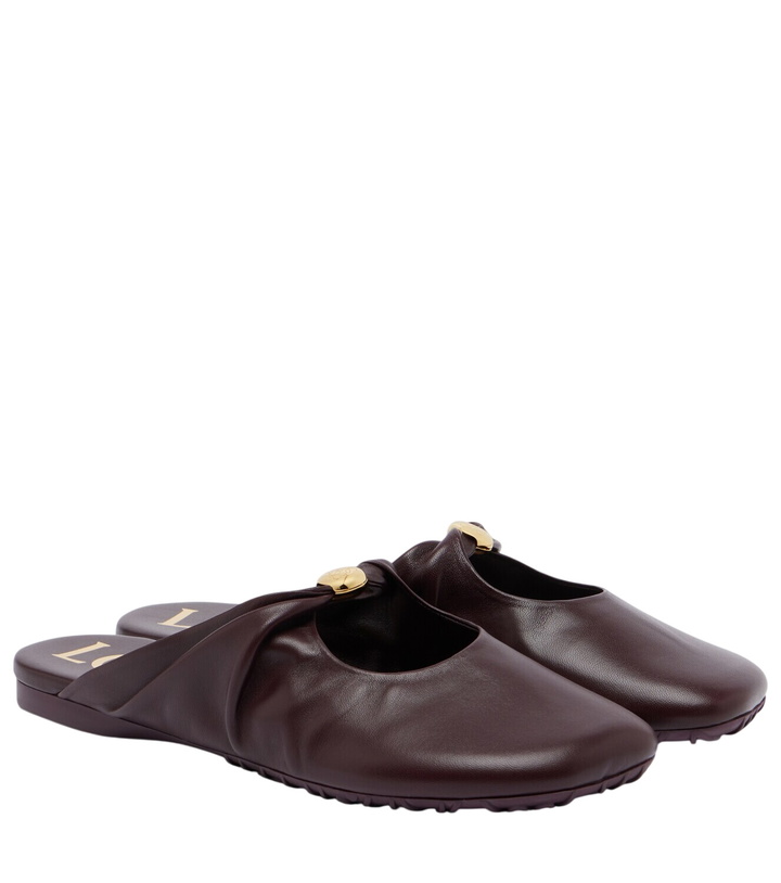 Photo: Loewe Pebble Soft leather mules