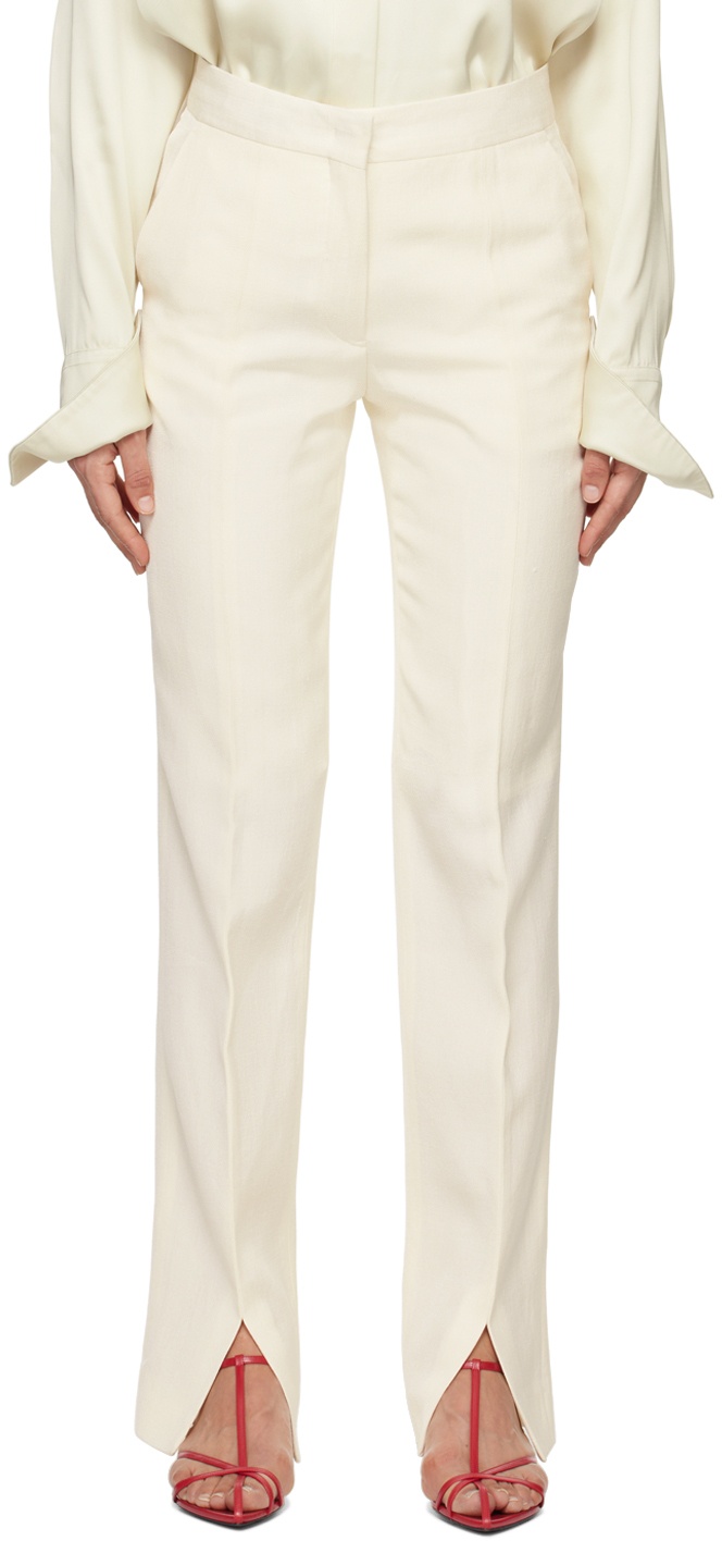 Photo: Jil Sander Off-White Tailored Trousers