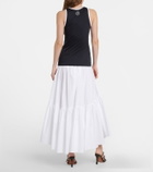 Patou Logo cotton tank top
