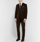 Kingsman - Brown Slim-Fit Cotton-Blend Corduroy Suit Jacket - Brown