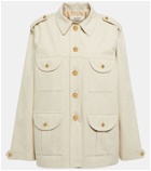 Blazé Milano Sahariana cotton and linen jacket