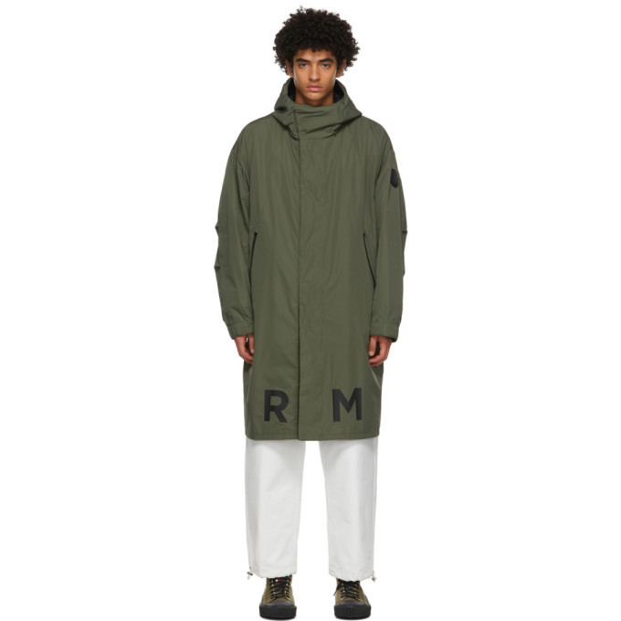 Photo: Moncler Reversible Green and Black Coffre Coat