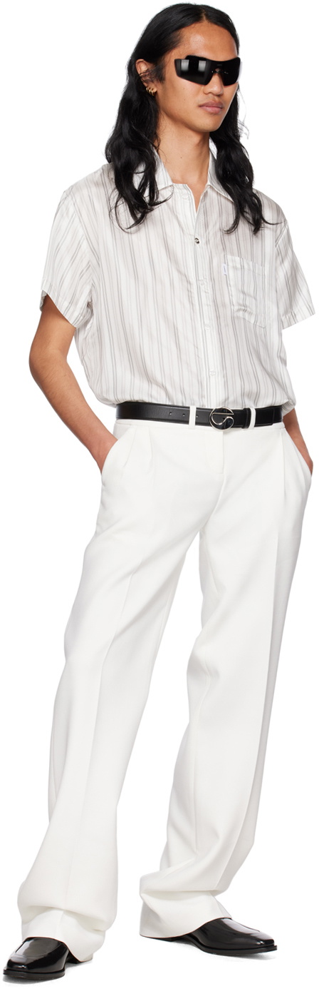 Coperni White Striped Shirt