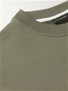 Ermenegildo Zegna - Logo-Embroidered Cotton-Blend Jersey Sweatshirt and Track Pants Set - Green