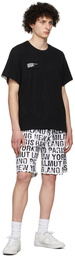 Helmut Lang Black Mesh Short Sleeve T-Shirt