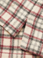 Mr P. - Checked Virgin Wool Shirt - Red