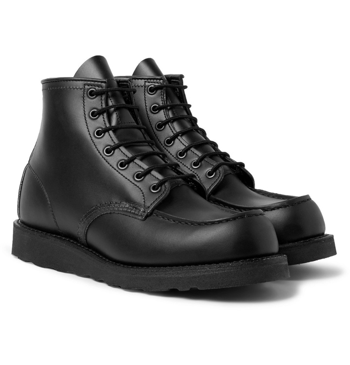 Photo: Red Wing Shoes - 8137 Moc Leather Boots - Black