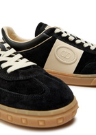 Valentino Garavani Upvillage Panelled Suede Sneakers Black