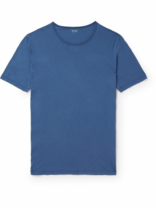 Photo: Hartford - Cotton-Jersey T-Shirt - Blue