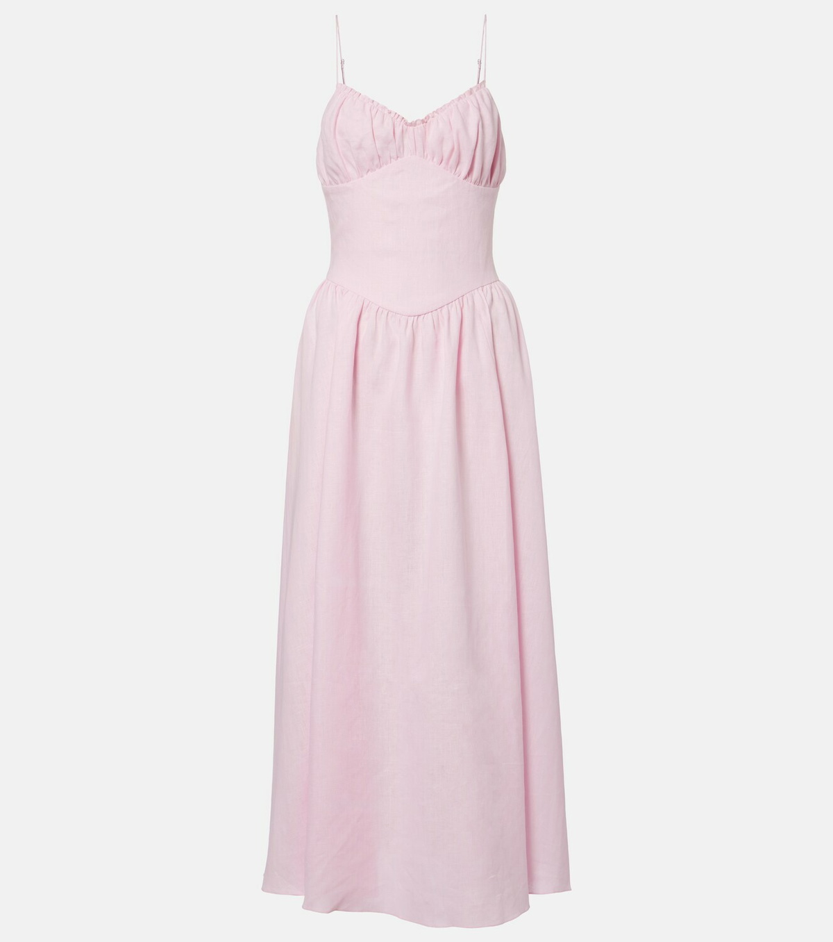 Faithfull Vares linen midi dress